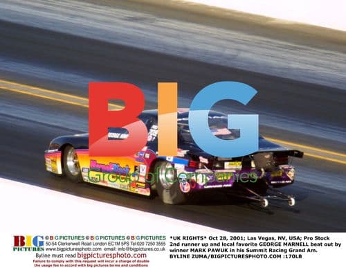 Pro Stock runner-up GEORGE MARNELL at NHRA race