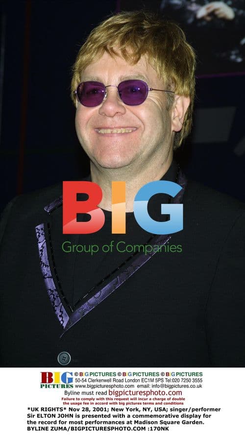 Elton John Honored for Madison Square Garden Performances