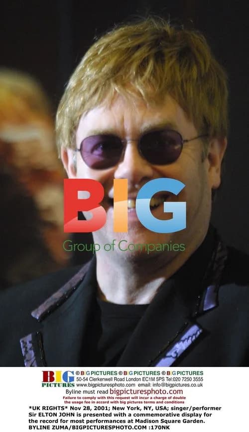 Elton John Honored for Most Madison Square Garden Performances