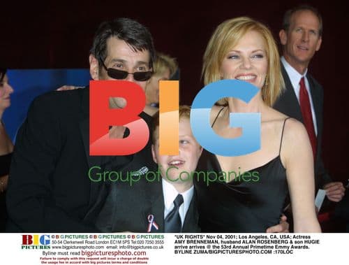 Amy Brenneman and family at Emmy Awards