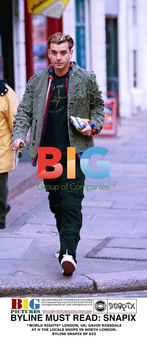 Gavin Rossdale Shopping in North London