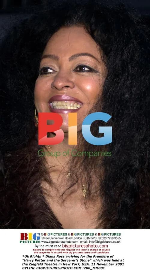 Diana Ross at Harry Potter Premiere
