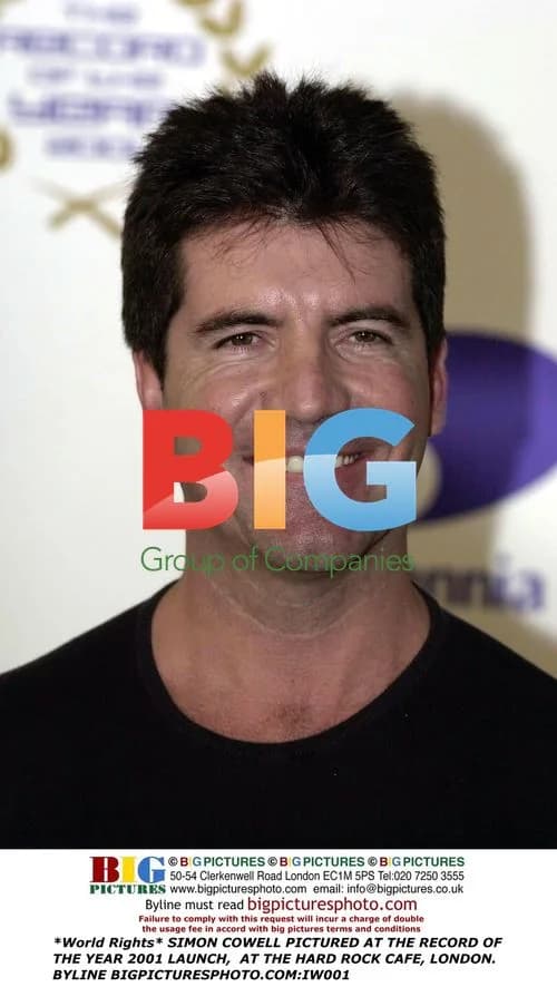 SIMON COWELL at RECORD OF THE YEAR 2001
