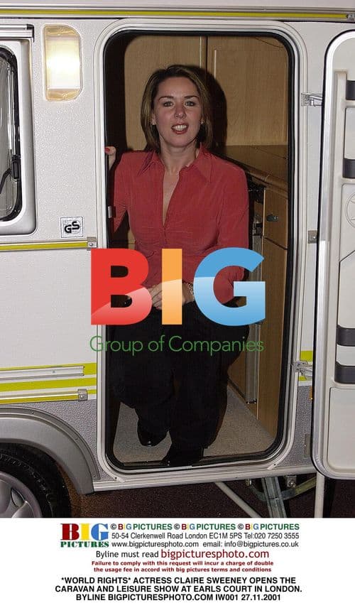 Claire Sweeney Opens Caravan and Leisure Show