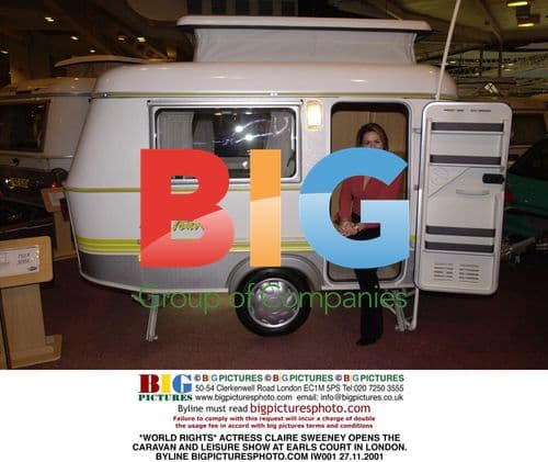 Claire Sweeney Opens Caravan & Leisure Show