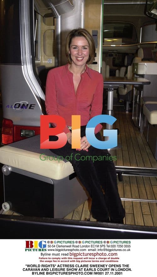 Claire Sweeney Opens Caravan and Leisure Show