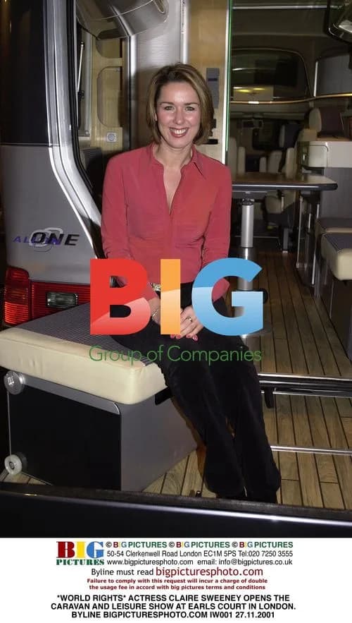 Claire Sweeney Opens Caravan and Leisure Show