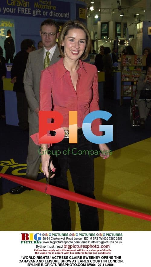 Claire Sweeney opens Caravan and Leisure Show