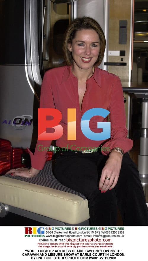 Claire Sweeney Opens Caravan Show