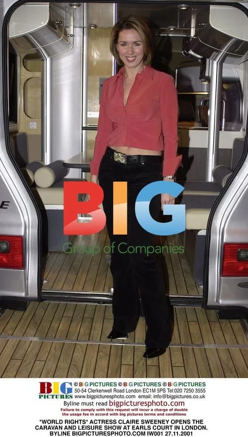 Claire Sweeney Opens Caravan and Leisure Show