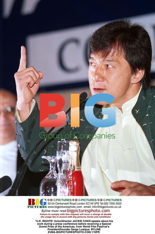 Jackie Chan speaks at World Film Festival