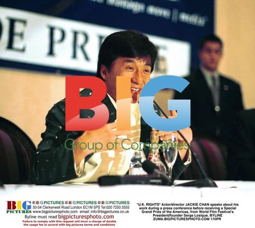 Jackie Chan Honored at World Film Festival