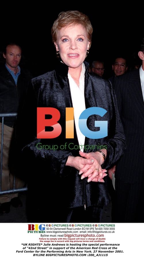 Julie Andrews hosts 42nd Street charity show