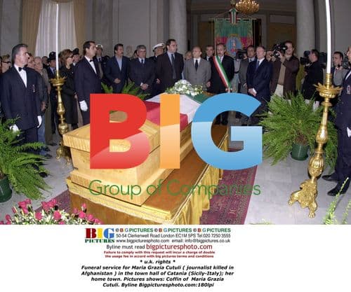 Funeral for Maria Grazia Cutuli in Catania