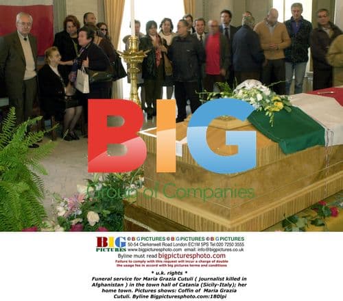 Funeral service for journalist Maria Grazia Cutuli