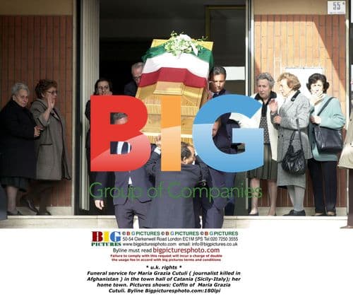 Funeral for Maria Grazia Cutuli, journalist killed in Afghanistan