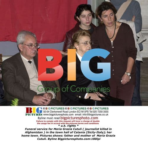 Funeral for journalist Maria Grazia Cutuli