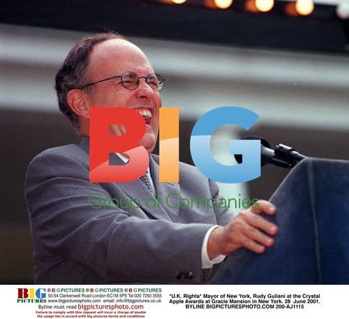 Rudy Guliani at Crystal Apple Awards