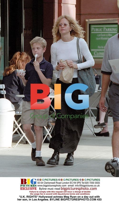 Meg Ryan out with son in LA