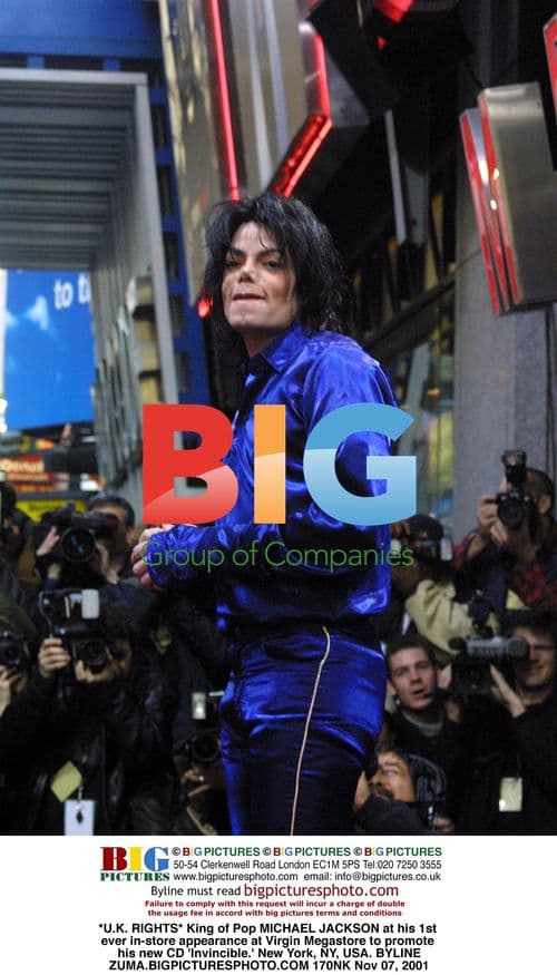 Michael Jackson at Virgin Megastore, NYC