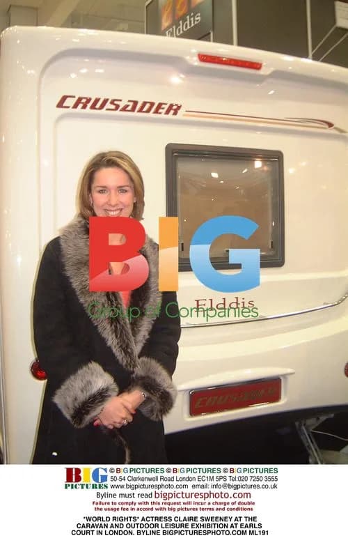Claire Sweeney at Caravan and Outdoor Leisure Exhibition