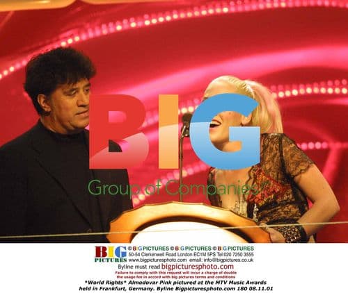 Almodovar Pink at MTV Music Awards in Frankfurt