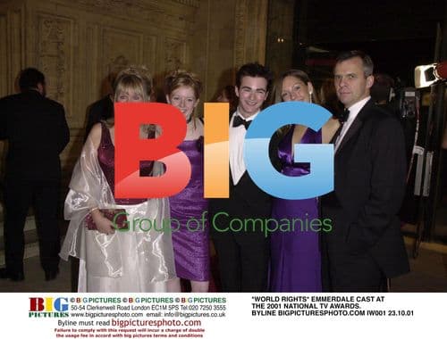 Emmerdale Cast at 2001 National TV Awards