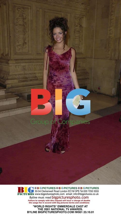 Emmerdale Cast at 2001 National TV Awards