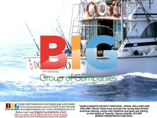 Olivier Panis Swims with Dolphins in Tenerife