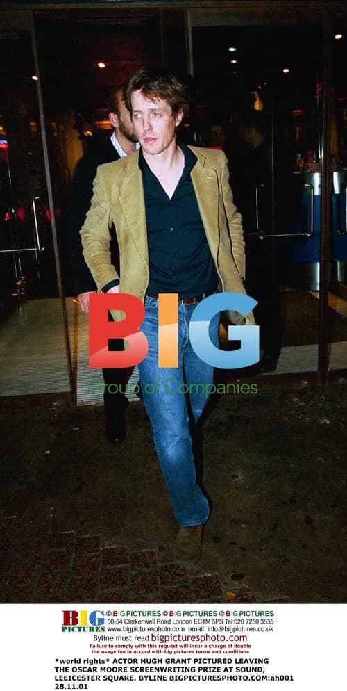 Hugh Grant Leaving Screenwriting Award
