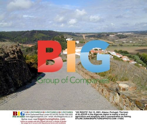 Scenic view of Aljezur, Portugal