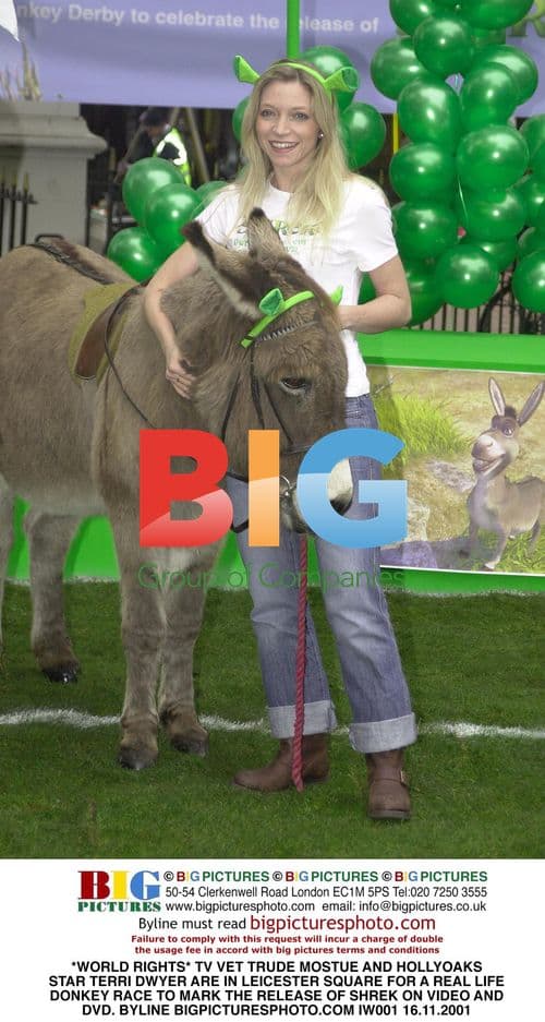 TV Vet and Hollyoaks Star at Donkey Race