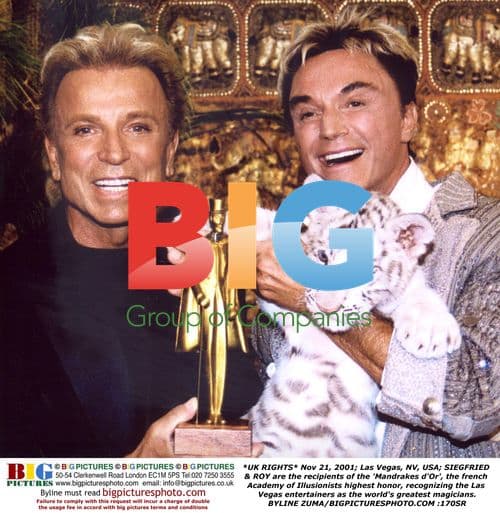 Siegfried & Roy Receive Mandrakes d'Or