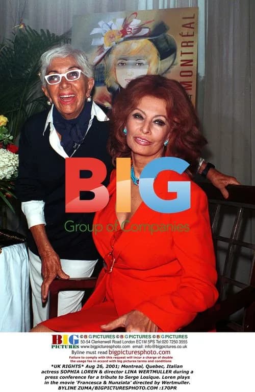 Sophia Loren & Lina Wertmuller at Press Conference