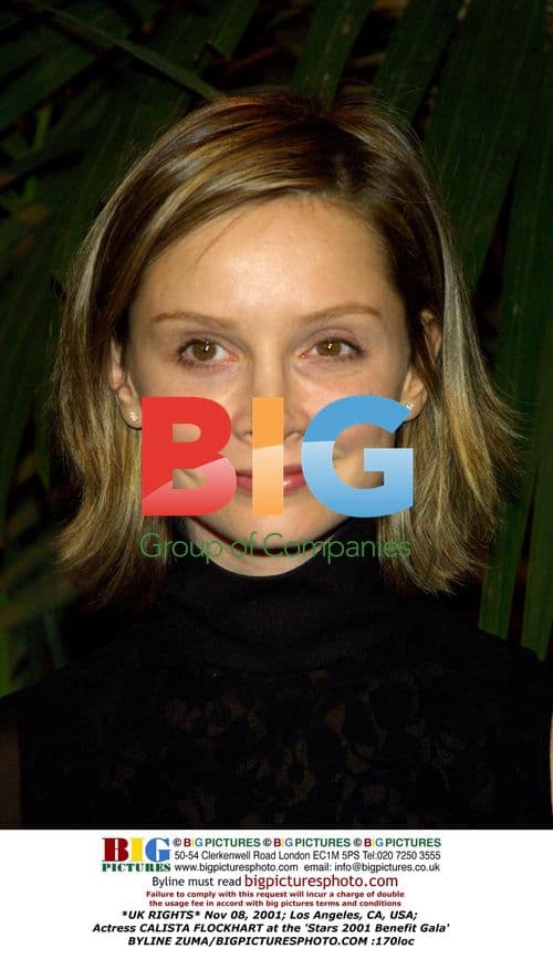 Calista Flockhart at Stars 2001 Benefit Gala