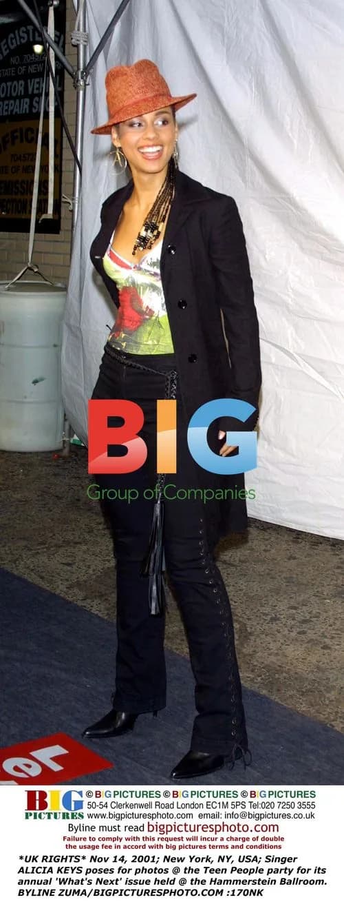 Alicia Keys at Teen People party