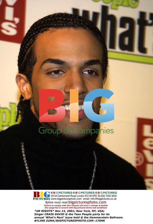 Craig David at Teen People Party