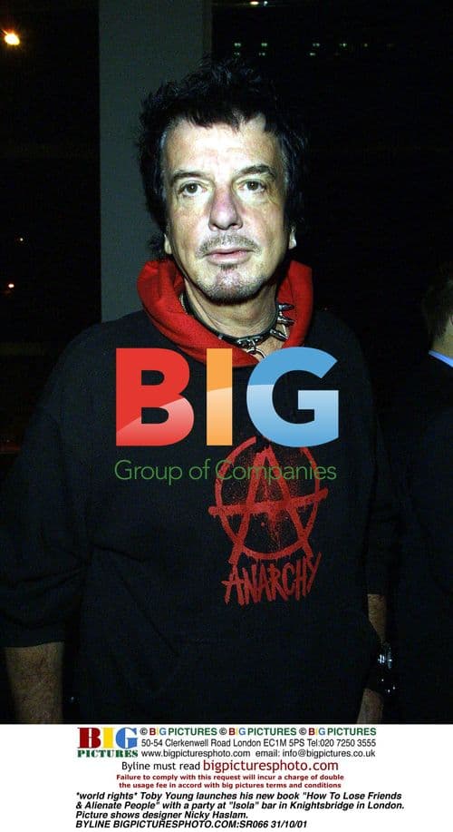 Toby Young launches new book with party