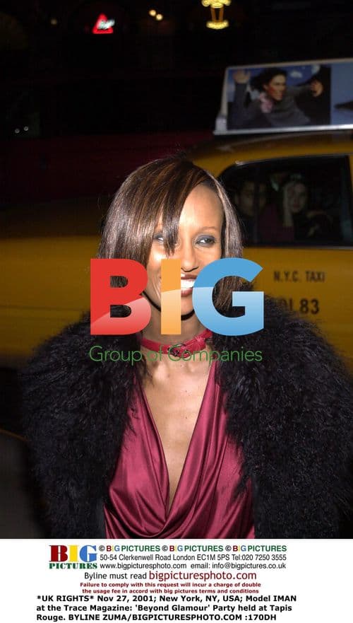 IMAN at Trace Magazine 'Beyond Glamour' Party