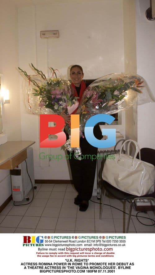 Romina Power Promotes Debut in 'The Vagina Monologues'