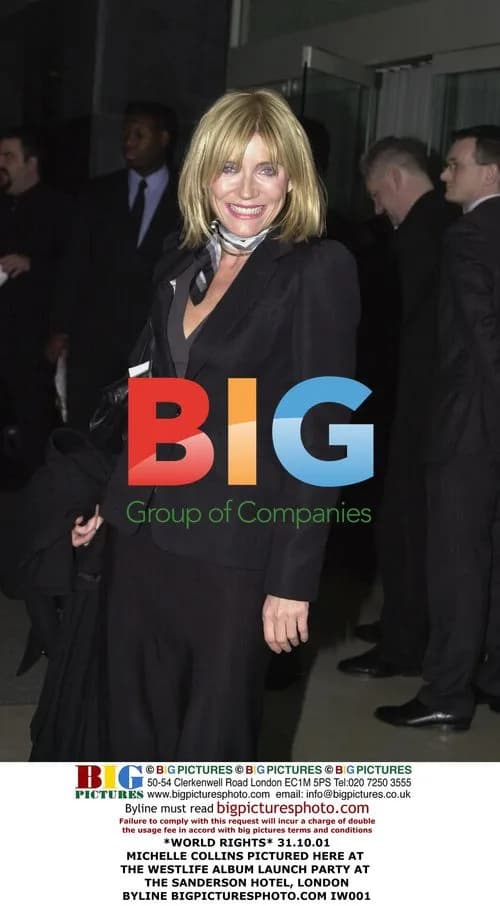 Michelle Collins at Westlife Album Launch