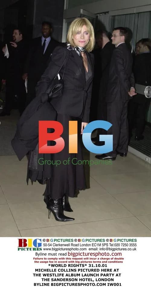 Michelle Collins at Westlife Album Launch