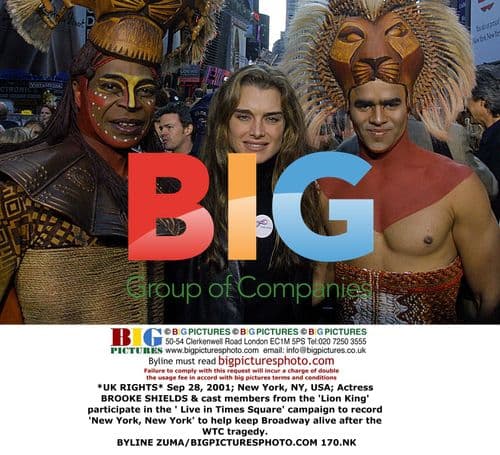 Brooke Shields at 'Live in Times Square' Campaign