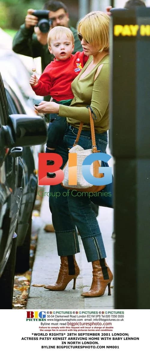 Patsy Kensit Arrives Home with Baby