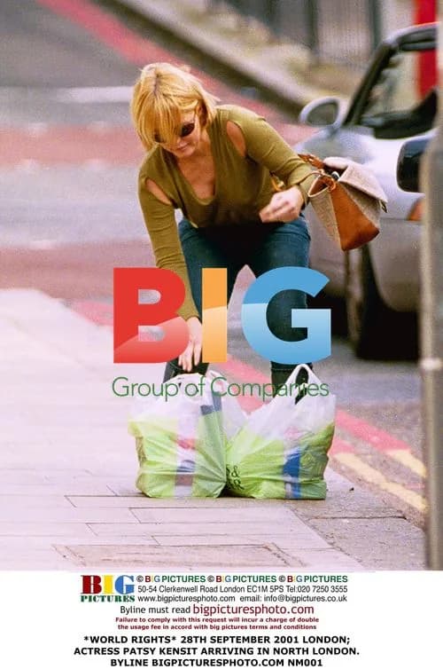 Patsy Kensit arrives home in North London