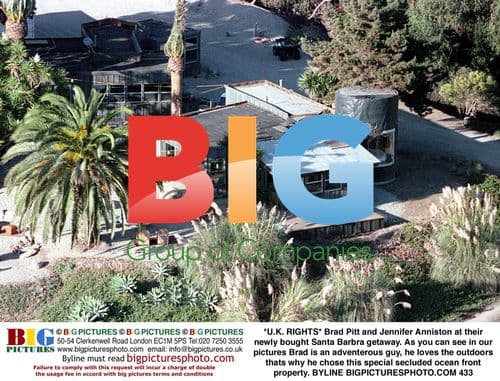 Brad Pitt and Jennifer Anniston's Santa Barbara getaway