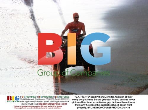 Brad Pitt and Jennifer Anniston's Santa Barbara Getaway