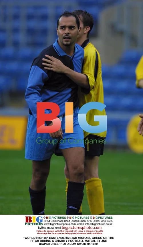 EASTENDERS Star Michael Greco at Charity Match
