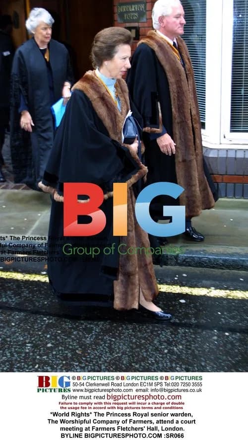 Princess Royal attends Farmers Fletchers' Hall meeting