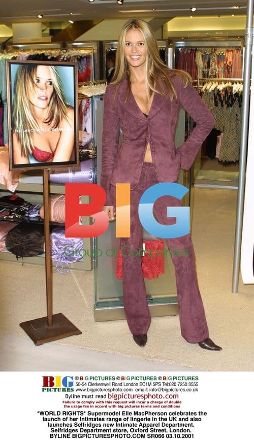 Elle MacPherson launches Intimates line at Selfridges